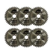 Kit 6 Disco Serra Wídea Madeira 36 Dentes 110mm x 20mm Matz
