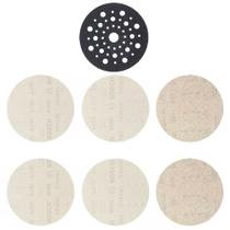 Kit 6 Discos de Lixa 2xG80 2xG120 2xG180 Com Suporte 5 POL BOSCH Kit 6 Discos de Lixa 2xG80 2xG120 2xG180 Com Suporte 5 POL BOSCH