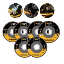 Kit 6 Discos Flap Grão 36, 80 e 100 115mm Fasterr Kit 6 Discos Flap Grão 36, 80 e 100 115mm Fasterr