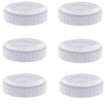 Kit 6 Dispenser Saboneteira Canelatta 11Cm Branco Kit 6 Dispenser Saboneteira Canelatta 11Cm Branco