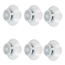 Kit 6 Dispositivo De Nível Slim Fibra Astralpool Cano 50 Mm