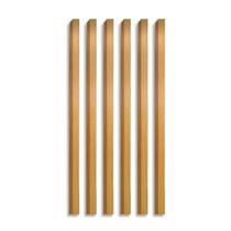 Kit 6 Divisórias de Ambiente WPC 270cm x 10cm x 3,5cm Formaco Decor Branco/Marfim Kit 6 Divisórias de Ambiente WPC 270cm x 10cm x 3,5cm Formaco Decor Branco/Marfim