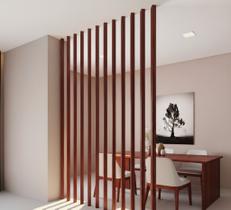 Kit 6 Divisórias de ambiente Wpc 270cm X 10cm X 3,5cm Formaco Decor