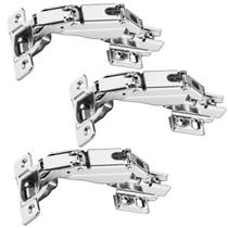 Kit 6 Dobradiças 165 Pressão Reta Gafanhoto Robocop Móveis