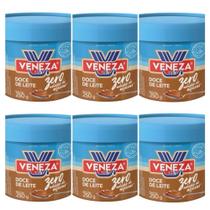 Kit 6 Doce De Leite Veneza Zero Adição De Açúcar 250gr