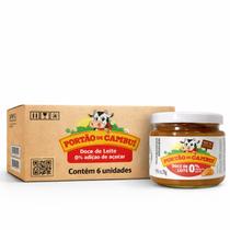 Kit 6 Doce de Leite Zero Açucar PORTÃO DO CAMBUI 215g