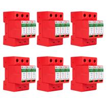 Kit 6 Dps Solar 1000V 40kA Classe II Corrente Contínua Clamper