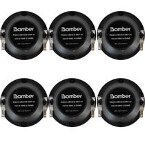 Kit 6 Drivers Bomber DBP01 100W RMS 8 Ohms Para Projetos de Som Automotivo Potente e Completo Kit 6 Drivers Bomber DBP01 100W RMS 8 Ohms Para Projetos de Som Automotivo Potente e Completo