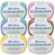 Kit 6 Ecoamigurumi Euroroma Tex 526 Titulagem 8/7 160g 254m