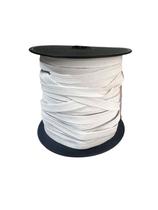 Kit 6 Elástico cor Branco chato Nº16 (9mm) de 50m p/ costura