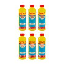 Kit 6 Elevador de pH Líquido Genco pH+ 1 Litro Piscinas