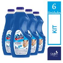 Kit 6 Eliminador De Odores Casa e Pets Fofurinha Azul 2l - CasaKm