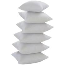 Kit 6 Enchimentos de Silicone 50x50cm para Almofadas 45x45cm