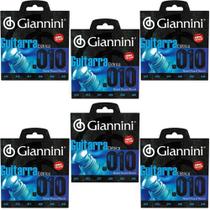 Kit 6 Encordoamento Guitarra .010 Giannini Geegst C/ Mizinha