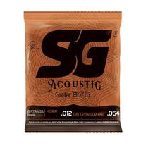 Kit 6 Encordoamento Violão Aço 012 SG 85/15 Medium 6687 Kit 6 Encordoamento Violão Aço 012 SG 85/15 Medium 6687