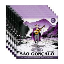 Kit 6 Encordoamentos 009 Super Leve p Guitarra - São Gonçalo