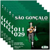 Kit 6 Encordoamentos Cavaquinho São Gonçalo 0131