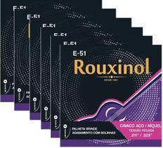 Kit 6 Encordoamentos Cordas Cavaquinho Cavaco Rouxinol E51 Kit 6 Encordoamentos Cordas Cavaquinho Cavaco Rouxinol E51