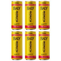 Kit 6 Energético Baly Sem Açúcar Bebida Energética Sabor Melancia Original Tropical 250ml flynow Cimed