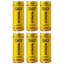 Kit 6 Energético Baly Sem Açúcar Bebida Energética Sabor Melancia Original Tropical 250ml flynow Cimed