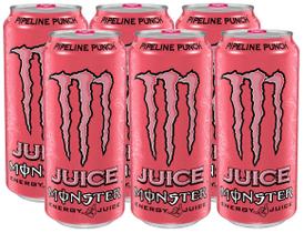 KIT 6 Energético Monster Pipeline Punch Importado 500ml