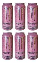 Kit 6 Energético Monster Ultra Strawberry Dream 473ml Zero