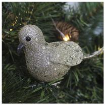 Kit 6 Enfeite Decoração Árvore Natal Pomba Dourada Natalina 16cm Kit 6 Enfeite Decoração Árvore Natal Pomba Dourada Natalina 16cm