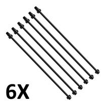 Kit 6 Engate Flexível 1/2 X 60cm Água Fria Pvc Preto Astra Kit 6 Engate Flexível 1/2 X 60cm Água Fria Pvc Preto Astra