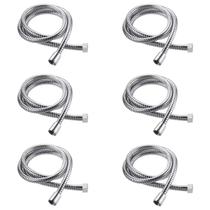 Kit 6 Engate Flexível Chuveirinho Ducha Higiênica Para Banheiro 120cm Abs Kit 6 Engate Flexível Chuveirinho Ducha Higiênica Para Banheiro 120cm Abs