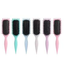 Kit 6 Escova Raquete Define e Desembaraça Fios Cor Sortida Kit 6 Escova Raquete Define e Desembaraça Fios Cor Sortida