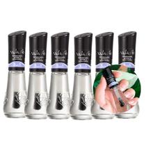 Kit 6 Esmalte Base Fortalecedora 31 Primer Extra Brilho Vult 8ml