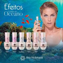 Kit 6 Esmaltes Ana Hickmann Colecao Nova Lendas do Oceano... Linha Efeitos Atacado