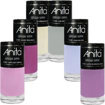Kit 6 Esmaltes Coleção Ritmo Leve 10ml Anita