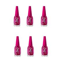 Kit 6 Esmaltes Colorama Barbie Poderosa 8ml Kit 6 Esmaltes Colorama Barbie Poderosa 8ml