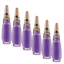 Kit 6 Esmaltes Cremosos 7,5ml Ana Castela Hipoalergênico Vegano Impala