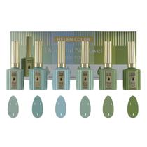 Kit 6 Esmaltes Gel Diamond Nivelável Helen Color 15ml UvLed