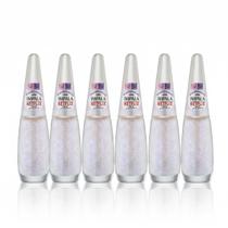 Kit 6 Esmaltes Impala Glitter Flocado Impala Netflix Maratonando Top 10