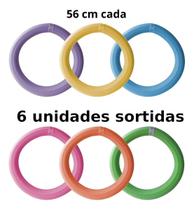 Kit 6 Espaguete Flutuador Circular 56cm Cor Sortida Bel Sortidas