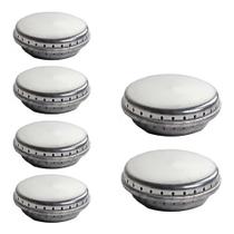 Kit 6 Espalhadores Cromados Para Fogão Esmaltec Safira hawaii Kit 6 Espalhadores Cromados Para Fogão Esmaltec Safira hawaii