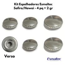 Kit 6 Espalhadores tampa para boca de fogão de Alumínio Esmaltec Hawaii/Munique/Safira 4 Peq/2Grd