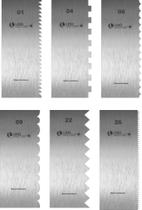 Kit 6 Espátulas Decorativas para Bolo em Aço Inox Corte a Laser