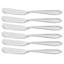 Kit 6 Espátulas Laguna Tramontina Para Manteiga Geleia Em Aço Inox Kit 6 Espátulas Laguna Tramontina Para Manteiga Geleia Em Aço Inox