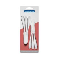 Kit 6 Espátulas Manteiga Patê Geleia Inox Laguna Tramontina Kit 6 Espátulas Manteiga Patê Geleia Inox Laguna Tramontina