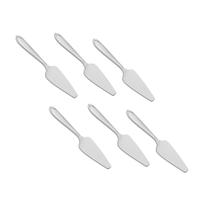 Kit 6 Espátulas Para Bolo Aço Inox Casa Restaurante Buffet Kit 6 Espátulas Para Bolo Aço Inox Casa Restaurante Buffet