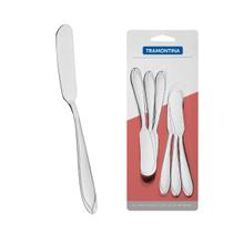 Kit 6 Espátulas Para Manteiga Geleia Em Aço Inox Tramontina