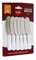 Kit 6 Espátulas Para Manteiga Patê Requeijão E Geleias Clink Kit 6 Espátulas Para Manteiga Patê Requeijão E Geleias Clink