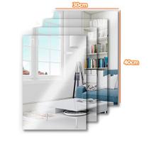 Kit 6 Espelhos Adesivo Retangular 30x40 Decorativo Kit 6 Espelhos Adesivo Retangular 30x40 Decorativo