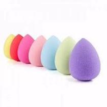 Kit 6 Esponja Maquiagem Gota Acabamento Natural Aveludada Kit 6 Esponja Maquiagem Gota Acabamento Natural Aveludada