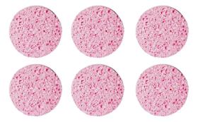 Kit 6 Esponjas Celulose Facial Landhs Esfoliante Limpeza Pele