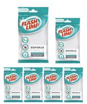 Kit 6 Esponjas Mágica Limpa Parede Manchas Multiuso Melamina Kit 6 Esponjas Mágica Limpa Parede Manchas Multiuso Melamina
